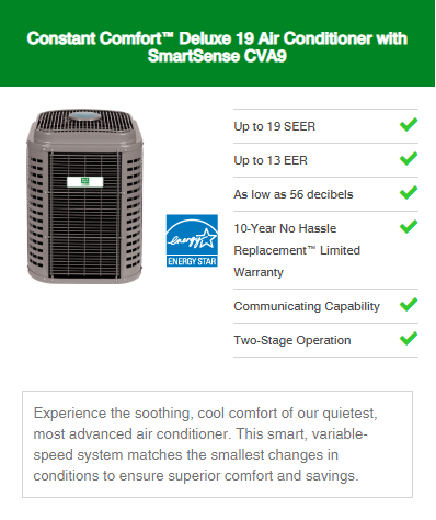 AC Constant Comfort Delux Series 1