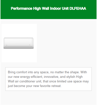 Ductless Systems Performance Series 4