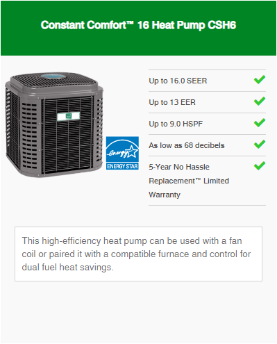 Heat Pump Constant Comfort Series 2